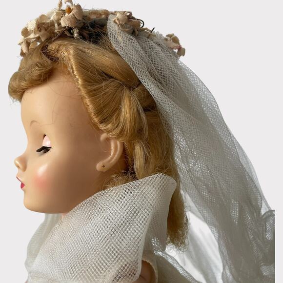 Madame Alexander Elise Bride 1958 16" Hard Plastic Head Torso Legs Vinyl Arms - Picture 13 of 14